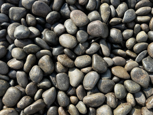 Mexican Beach Pebbles Emerald Green Polished