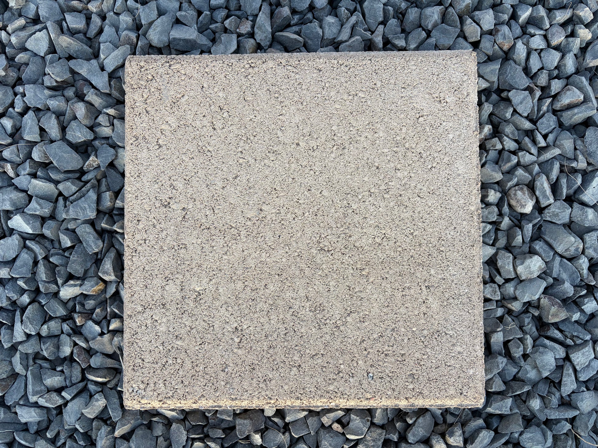 Mocha Angelus 12x12 concrete stepping stone for garden paths and landscape walkways