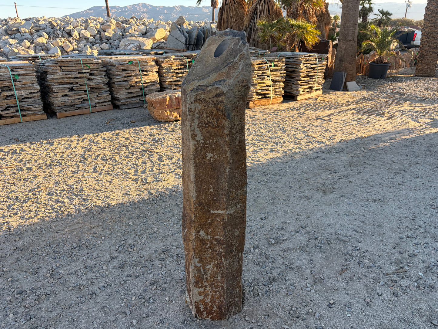 Natural Basalt Column Fountains