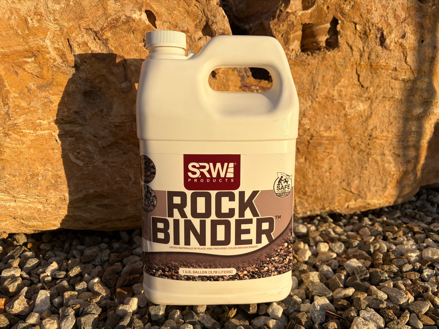 SRW Products Rock Binder decorative landscape rock, alternate view 